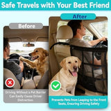 Double Layer Mesh with Zipper Universal Car Dog Barrier for SUVs Travel Pet Clever 