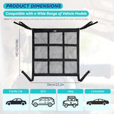 Double Layer Mesh with Zipper Universal Car Dog Barrier for SUVs Travel Pet Clever 
