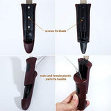 Dual-Sided Shedding Blade with Stainless Steel Blade De-Shedding Tool Dog Hair Trimmers Pet Clever 