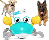 Escaping Crab Dog Toy with Obstacle Avoidance Sensor Toys Pet Clever 