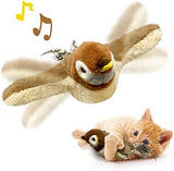 Flapping Wings Sparrow Catnip Toys Cat Toys Pet Clever 
