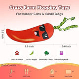 Flopping Pepper with SilverVine and Catnip Cat Toys Pet Clever 