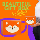 Fox Mug 14 oz Cute Ceramic Coffee Mug 3D Porcelain Tea Mug for Women Other Pets Design Mugs Pet Clever 