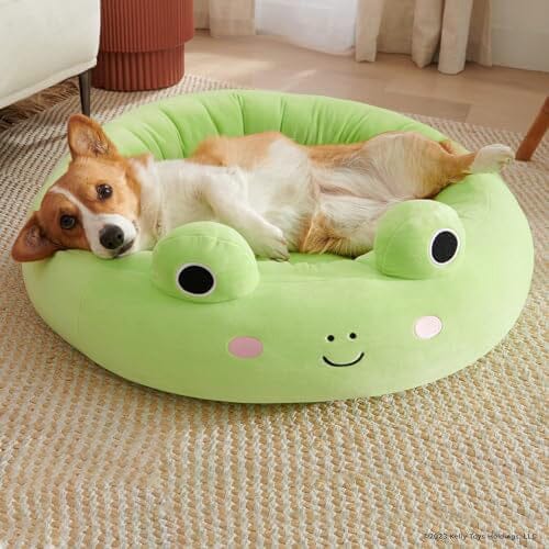 Frog Pet Bed - Ultrasoft Official Plush Dog Beds & Blankets Pet Clever S 