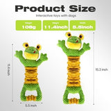 Frog Tug of War Dog Interactive Toy Toys Pet Clever 