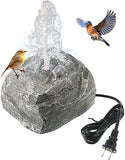 Granite Air Pump Rock with Pump for Bird Fountain Pump Pet Clever 