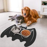 Halloween Pet Mats for Food and Water Dog Cat Food Mats Pet Feeding Mat Dog Bowls & Feeders Pet Clever 