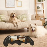 Halloween Pet Mats for Food and Water Dog Cat Food Mats Pet Feeding Mat Dog Bowls & Feeders Pet Clever 