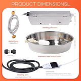 Heated Automatic Pet Water Bowl Dispenser Dog Bowls & Feeders Pet Clever 