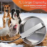Heated Automatic Pet Water Bowl Dispenser Dog Bowls & Feeders Pet Clever 