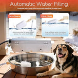 Heated Automatic Pet Water Bowl Dispenser Dog Bowls & Feeders Pet Clever 
