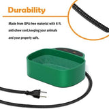 Heated Water Bowl With Chew-Proof Cord - 85-Ounce Outdoor Thermal Bowl Dog Bowls & Feeders Pet Clever 
