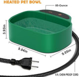 Heated Water Bowl With Chew-Proof Cord - 85-Ounce Outdoor Thermal Bowl Dog Bowls & Feeders Pet Clever 