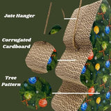 Holiday Themed Scratcher Pad with Catnip Cat Trees & Scratching Posts Pet Clever 