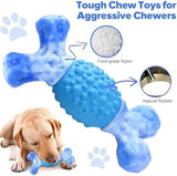 Indestructible Bones Toy for Super Chewers Long Lasting Teeth Cleaning & Milk Flavored Toys Pet Clever 
