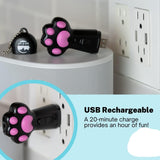 Interactive 7-in-1 USB Rechargeable Cat & Dog Teaser Toy with LED Light🐾 Cat Toys Pet Clever 