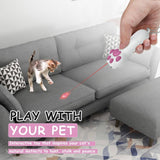Interactive 7-in-1 USB Rechargeable Cat & Dog Teaser Toy with LED Light🐾 Cat Toys Pet Clever 