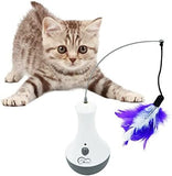 Interactive Cat Toys for Indoor Cat Feather Toys Cat Pet Clever 