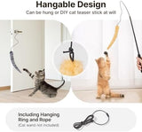Interactive Indoor Kitten Kicker for Kitty Exercise 9.8 Inches Cat Toys Pet Clever 