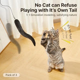 Interactive Indoor Kitten Kicker for Kitty Exercise 9.8 Inches Cat Toys Pet Clever 