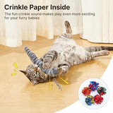 Interactive Indoor Kitten Kicker for Kitty Exercise 9.8 Inches Cat Toys Pet Clever 