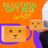 Lion Mug 16 oz Cute Ceramic Coffee Mug 3D Porcelain Tea Mug for Women Other Pets Design Mugs Pet Clever 