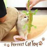 Lizard Catnip Toys Chew Bite Resistant Toys for Indoor Cats Cat Toys Pet Clever 