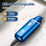 Low Noise Rechargeable Corldless Dog Clippers for Grooming with LED Light Dog Hair Trimmers Pet Clever 