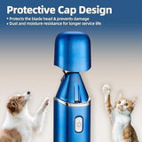 Low Noise Rechargeable Corldless Dog Clippers for Grooming with LED Light Dog Hair Trimmers Pet Clever 