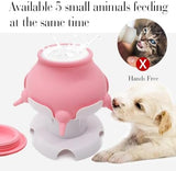 Milk Feeding Station with Adjustable Height Dog Bowls & Feeders Pet Clever 