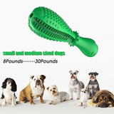 Natural Rubber Tough Hard Dog Interactive Toys Toothbrush Pet Clever 