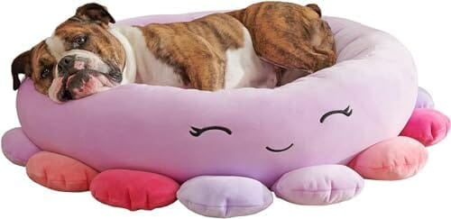 Octopus Pet Bed - Small Ultrasoft Plush Pet Bed Dog Beds & Blankets Pet Clever S 