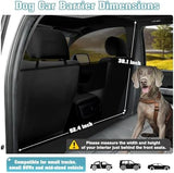 One-Piece Escape-Proof Back Seat Mesh Dog Car Net Barrier Black Travel Pet Clever 