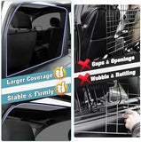 One-Piece Escape-Proof Back Seat Mesh Dog Car Net Barrier Black Travel Pet Clever 
