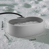 Outdoor Heated Dog Bowl with Chew Resistant Power Cord Dog Bowls & Feeders Pet Clever 