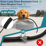 Outdoor Heated Dog Bowl with Chew Resistant Power Cord Dog Bowls & Feeders Pet Clever 