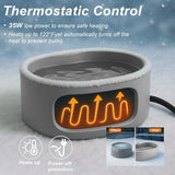 Outdoor Heated Dog Bowl with Chew Resistant Power Cord Dog Bowls & Feeders Pet Clever 