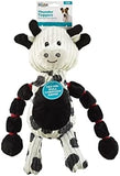 Outward Hound Thunda Tugga Cow Plush & Squeaky Dog Tug Toy Dog Toys Pet Clever 