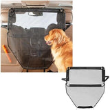 Padded Steel Frame with Heavy Duty Coated Dog Net Barrier for Car, Truck or SUV Travel Pet Clever 