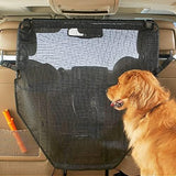 Padded Steel Frame with Heavy Duty Coated Dog Net Barrier for Car, Truck or SUV Travel Pet Clever 