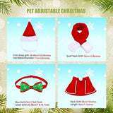 Pet Adjustable Christmas Santa Hat Cat Clothing Pet Clever 