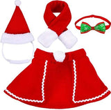 Pet Adjustable Christmas Santa Hat Cat Clothing Pet Clever M 