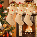 Pet Christmas Stocking Faux Fur Moose Christmas Stockings Other Pets Design Accessories Pet Clever 