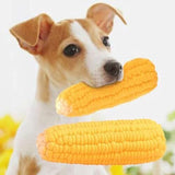 Pet Dog Puppy Latex Corn Shape Chew Toy Toys Pet Clever 