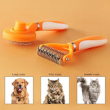 Pet Grooming Brush and Self Cleaning Slicker Brush Dog Combs Pet Clever 