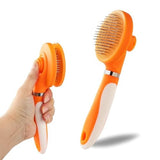 Pet Grooming Brush and Self Cleaning Slicker Brush Dog Combs Pet Clever 