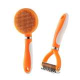 Pet Grooming Brush and Self Cleaning Slicker Brush Dog Combs Pet Clever 