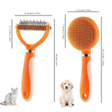 Pet Grooming Brush and Self Cleaning Slicker Brush Dog Combs Pet Clever 