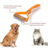 Pet Grooming Brush and Self Cleaning Slicker Brush Dog Combs Pet Clever 