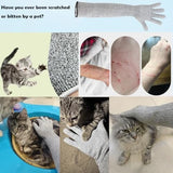 Pet Handling Gloves – 16" Extra-Long Cat Grooming Arm Sleeves Cat Care & Grooming Pet Clever 